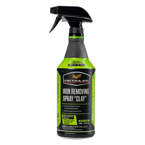 Meguiar’s Iron Remover Spray Clay – 32 oz Ready-to-Use Formula