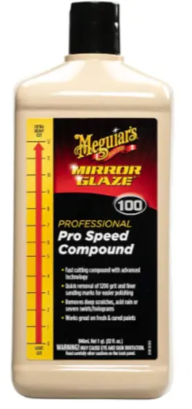 Meguiar’s M100 Pro Speed Compound – Aggressive Paint Correction Compound for Professionals