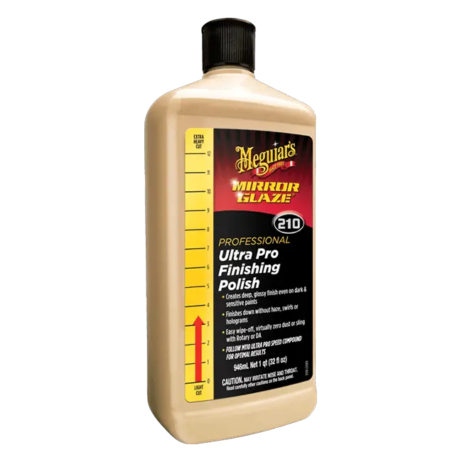 Meguiar’s M210 Mirror Glaze Ultra Pro Finishing Polish – Fine-Cut Formula for High-Gloss Clarity