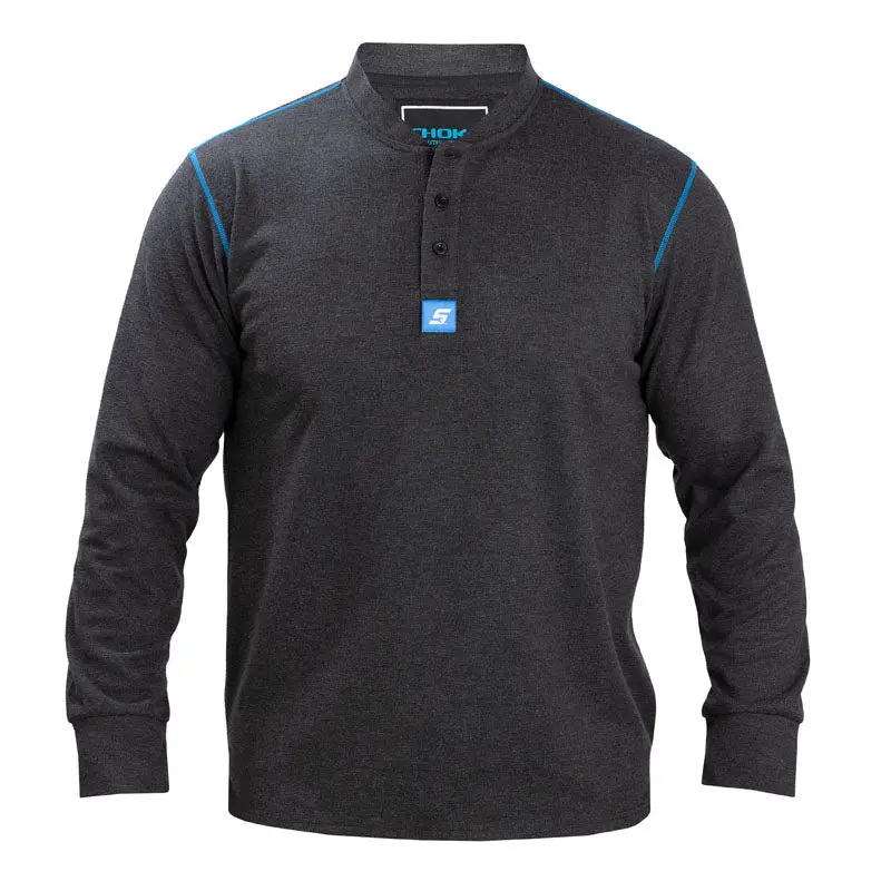 Midweight Long-Sleeve Henley Shirt