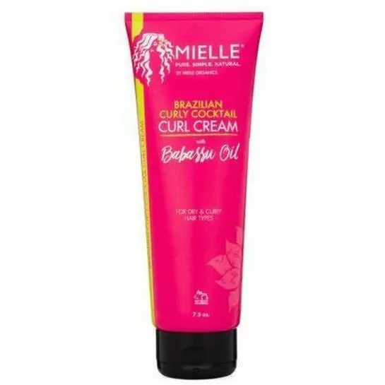 Mielle Brazilian Curl Cream – Hydrating Hair Styler for Defined Curls (7.5 oz)