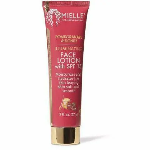 Mielle Pomegranate & Honey Illuminating Facial Lotion with SPF 15 – 2 oz