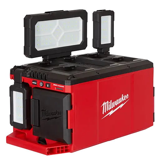 Milwaukee M18 PACKOUT Light and Battery Charger Combo