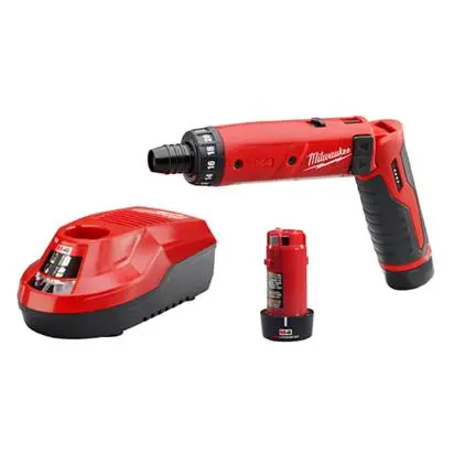 Milwaukee M4 1/4″ Hex Cordless Screwdriver Kit (2101-22)