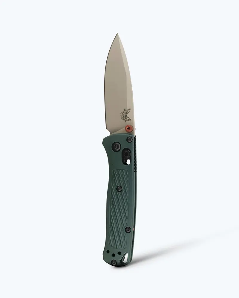 Mini Bugout Knife – Taiga Green Grivory, Drop-Point Blade