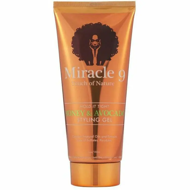 MIRACLE 9 Hold-It-Tight Styling Gel – Honey & Avocado Formula 6 oz
