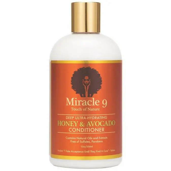 MIRACLE 9 Hydrating Honey & Avocado Rinse-Out Conditioner 12 oz