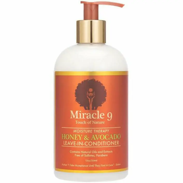 MIRACLE 9 Moisture Therapy Leave-In Conditioner with Honey & Avocado 12 oz