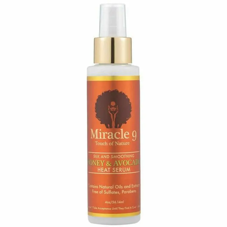 MIRACLE 9 Silk & Smooth Heat Protectant Serum with Honey & Avocado 4 oz