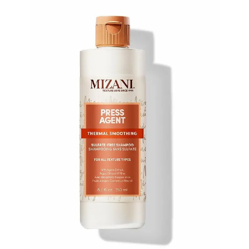 Mizani Press Agent Thermal Smoothing Shampoo – 8.5 oz Sulfate-Free Heat Defense Cleanser