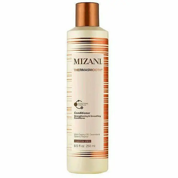 Mizani Thermasmooth Smoothing Conditioner – 8.5 oz Frizz-Control Formula