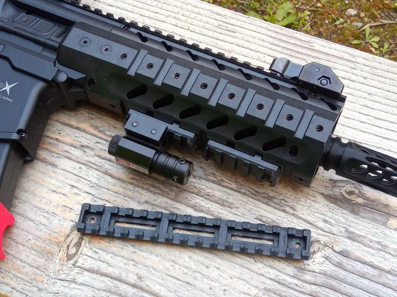 MPX Full-Length 15-Slot Picatinny Rail (PT+) – Lightweight Rail for MPX Air Rifles & Pistols – AirPower3D