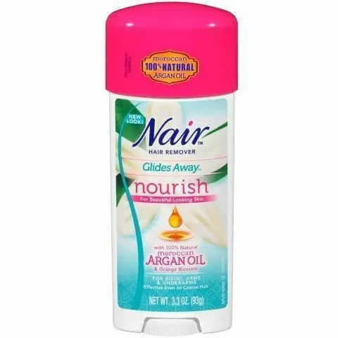 Nair Moroccan Argan Oil Hair Removal Glide – Smooth, Soothing Depilatory