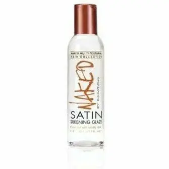 NAKED At-Home Satin Silkening Glaze for Smooth, Shine-Enhanced Hair 4 oz