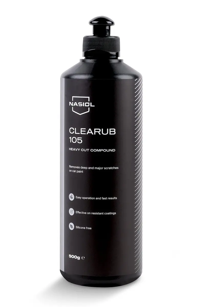NASIOL CleaRub 105 Heavy-Duty Cutting Compound for Deep Scratch Removal
