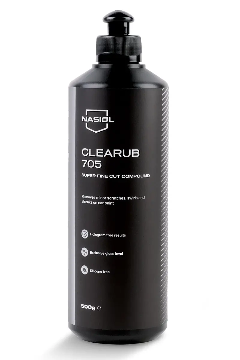 NASIOL CleaRub 705 Ultra-Fine Finishing Compound for Swirl-Free Polishing