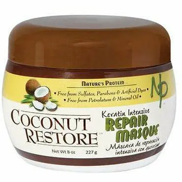 Nature’s Protein Keratin Intensive Repair Masque – Deep Conditioning Treatment, 8 oz
