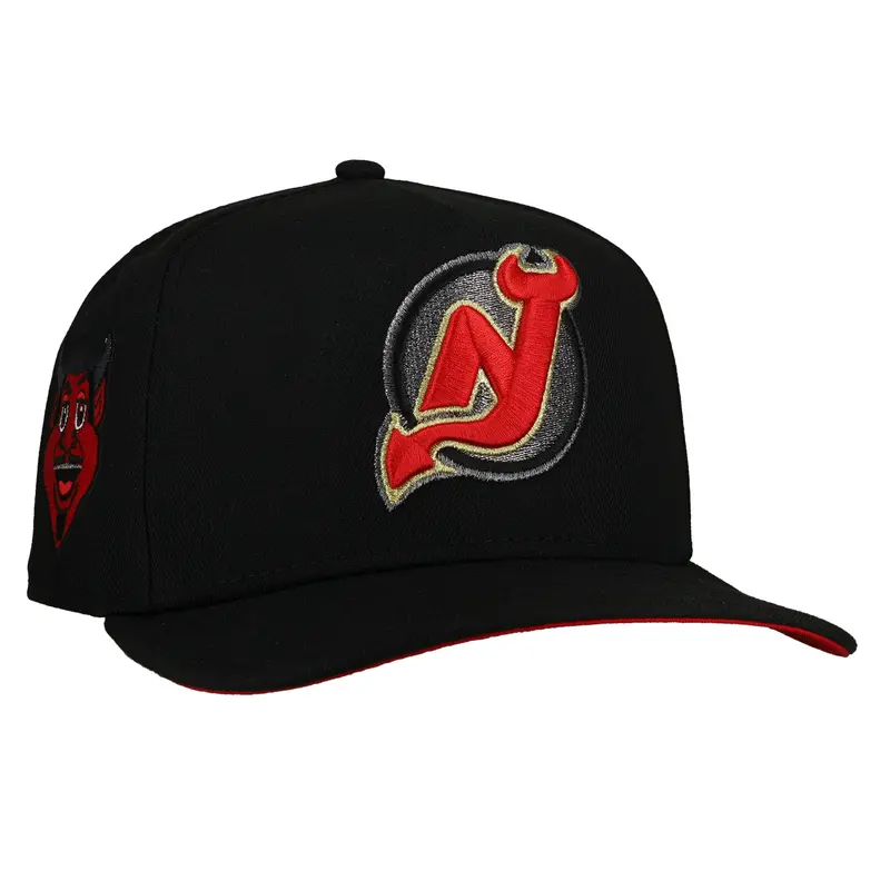 New Jersey Devils Black Team Logo 9Fifty Snapback Cap