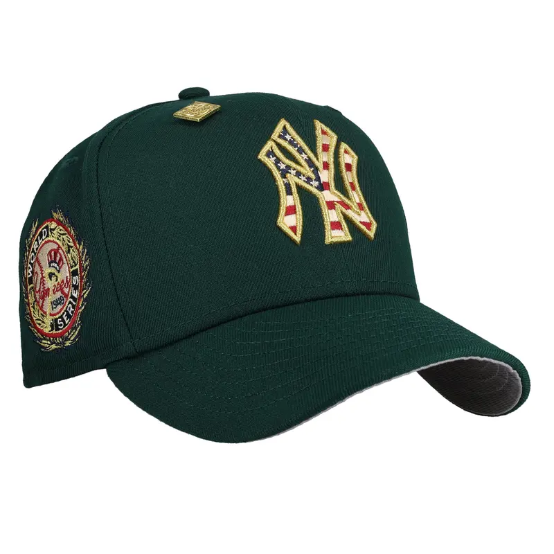 New York Yankees 1949 World Series Green USA Flag 59Fifty Fitted Cap