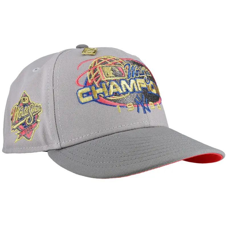 New York Yankees 1998 World Series Grey Two-Tone Metallic 59Fifty Hat