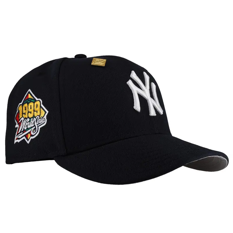 New York Yankees 1999 World Series Navy with Grey Brim 59Fifty Fitted Cap