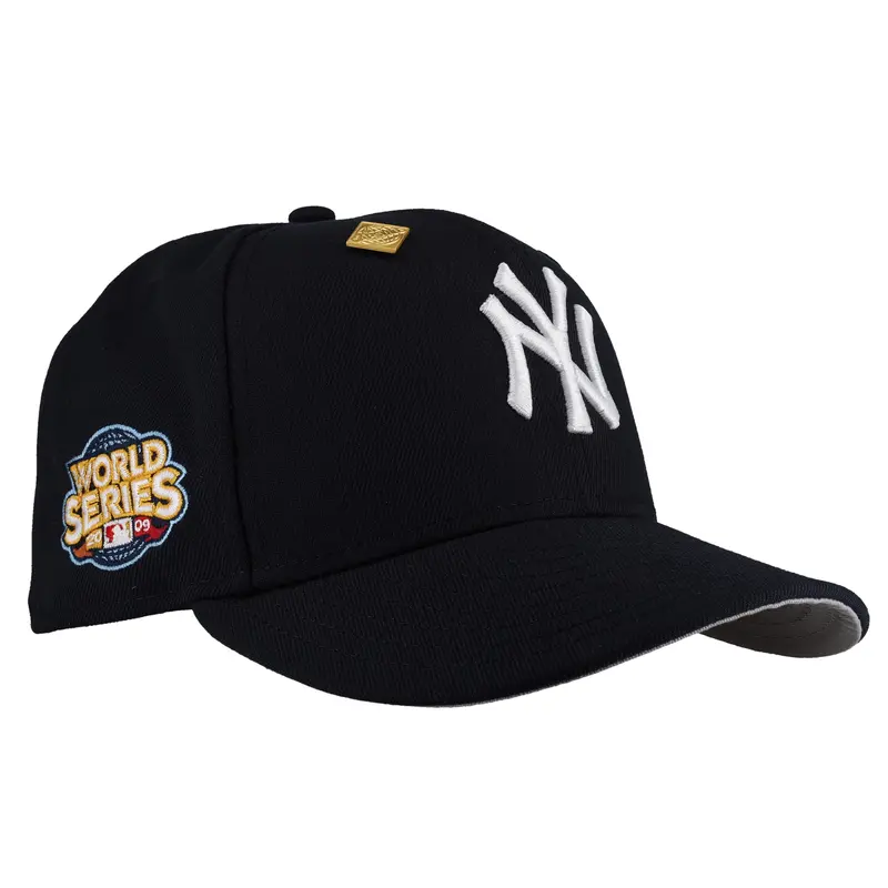 New York Yankees 2009 World Series Navy with Grey Brim 59Fifty Fitted Cap