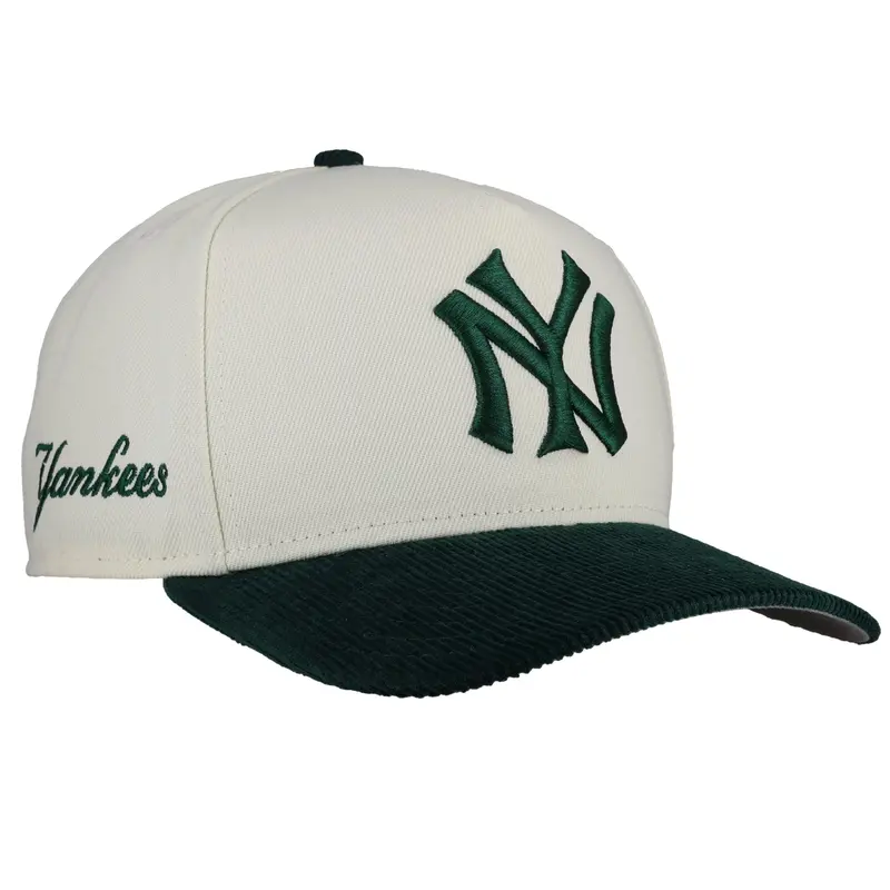 New York Yankees Emerald Corduroy 9Fifty A-Frame Snapback Hat