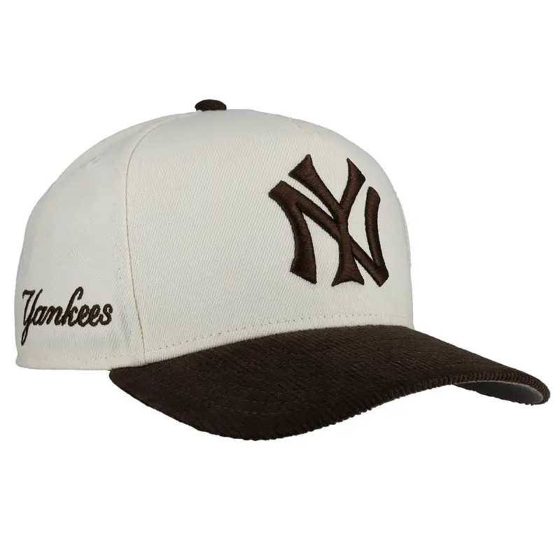 New York Yankees Walnut Corduroy 9Fifty A-Frame Snapback Hat