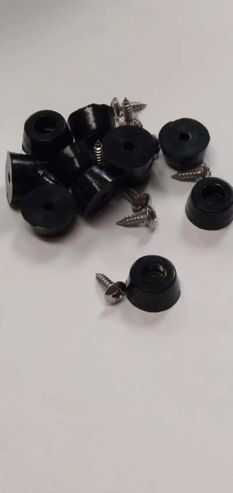 Non-Slip Rubber Feet with Mounting Fasteners