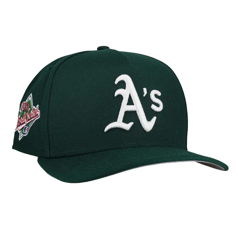 Oakland Athletics 1989 World Series Snapback – Vintage Green 9Fifty A-Frame Style