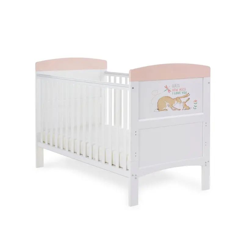 OBaby Grace Inspire Cot Bed – Guess How Much I Love You Theme: I Can Hop Design