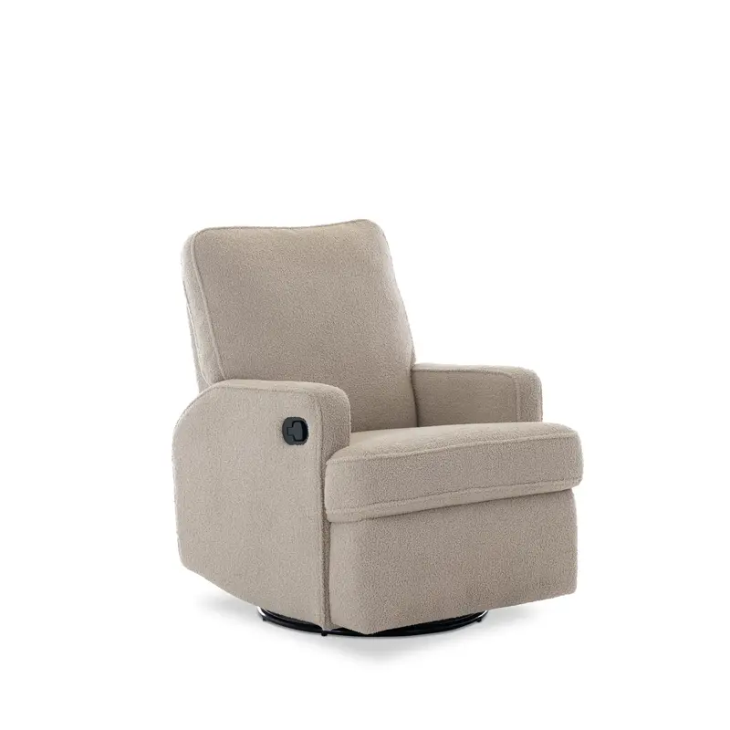 OBaby Madison Manual Swivel Glider Recliner in Truffle