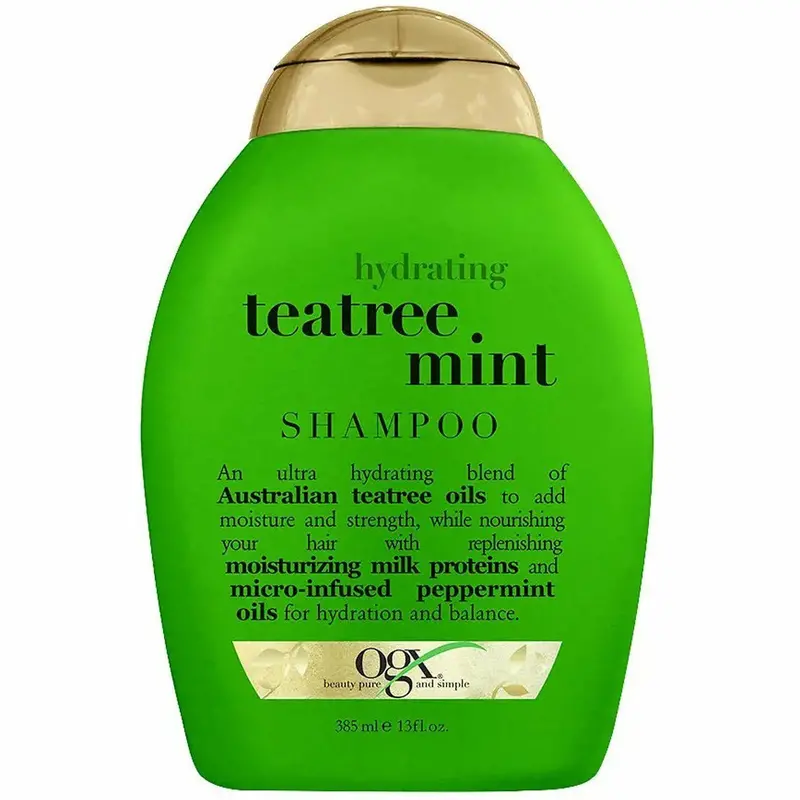 OGX Tea Tree Mint Shampoo – 13 Oz Refreshing & Scalp-Soothing Formula