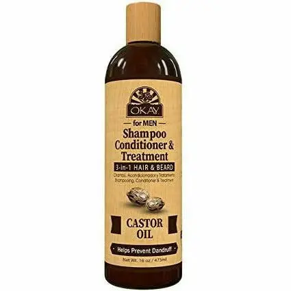 OKAY Men’s 3-in-1 Hair & Beard Wash (16 oz)