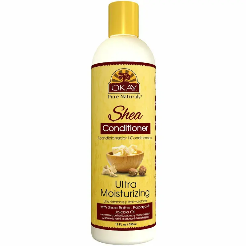 OKAY Shea Ultra Hydrating Conditioner – 12 oz Intensive Moisture Rinse