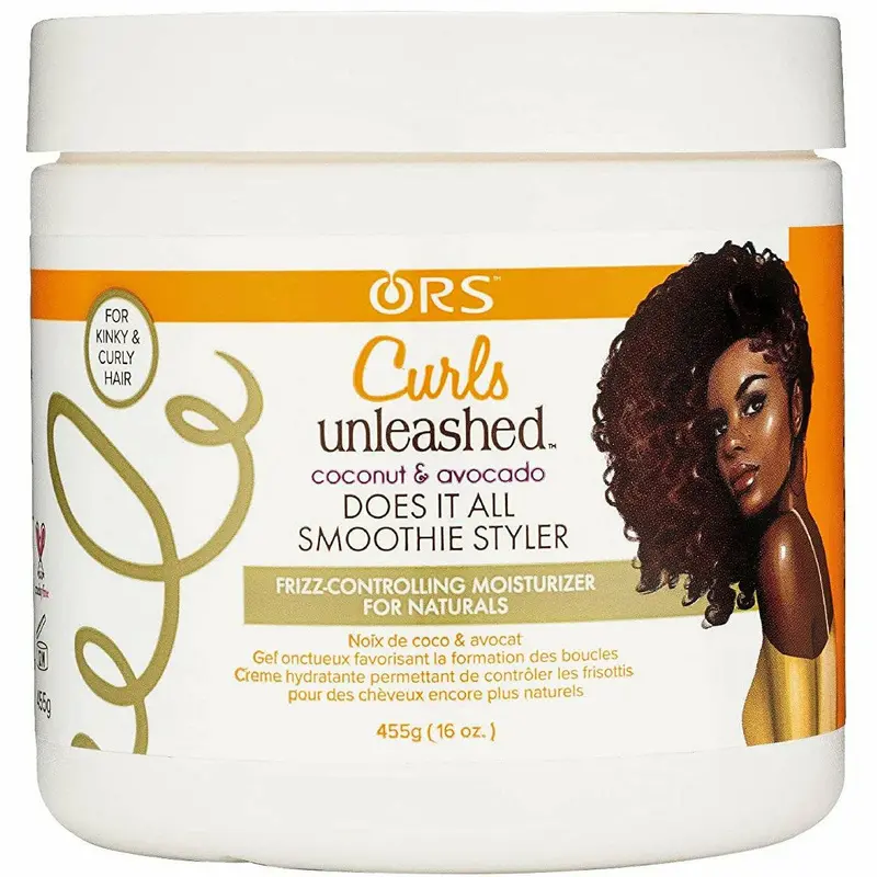 ORS Curls Unleashed Does It All Smoothie Styler – 16 oz Multi-Benefit Curl Definer