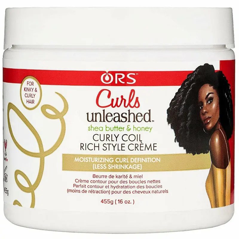 ORS Curls Unleashed Rich Styling Cream – 16 oz Intensive Moisture & Hold Formula