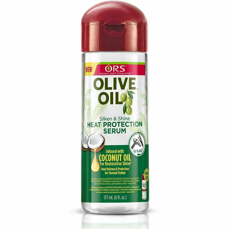 ORS Olive Oil Heat Protection Serum – Thermal Defense Treatment, 6 oz