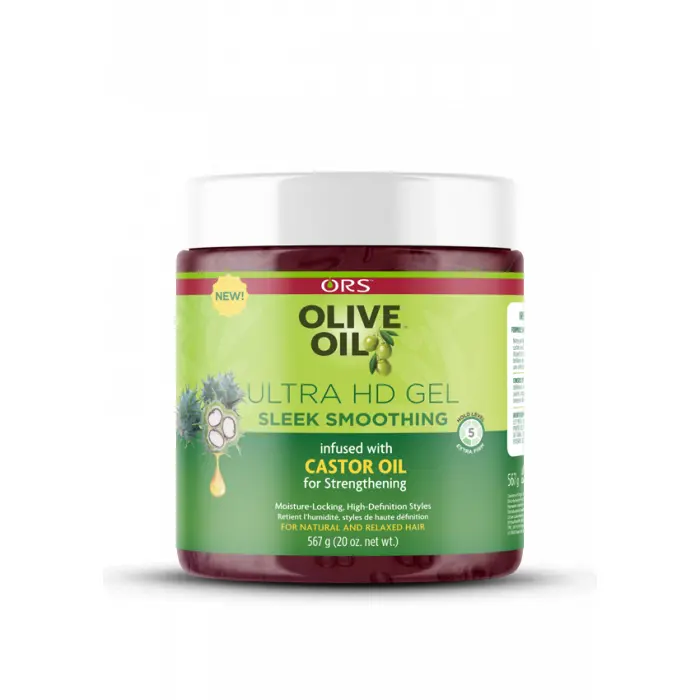 ORS Ultra HD Sleek Smoothing Gel with Castor Oil – 20 Fl Oz