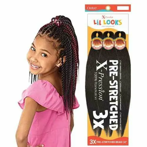Outre 3X X-pression Lil Looks Calming Braid – 32″ (Pre-Stretched)