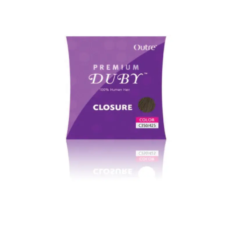 Outre Premium Duby Closure – Seamless 100% Remy Human Hair Lace Closure