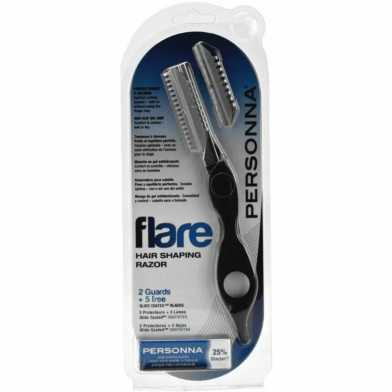 Personna Flare Hair Shaping Razor – Angled Blade for Sharp, Defined Edges
