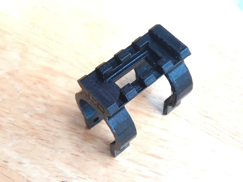 Picatinny Rail Mount for 1-Inch Scope Tubes – Optimized for MCX 1-4×24 Scopes & Red Dot Sights on Airguns – AirPower3D