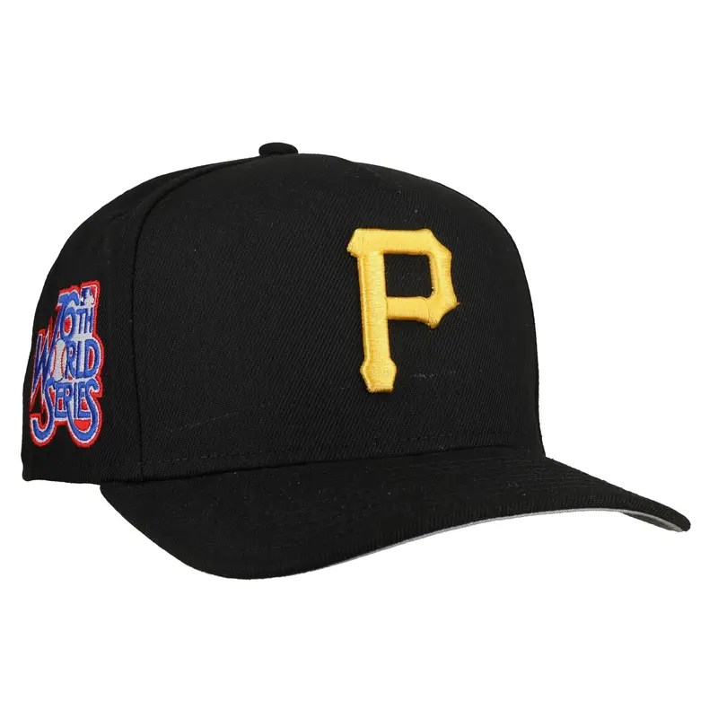 Pittsburgh Pirates 1976 Throwback 9Fifty Snapback Hat – Grey Brim Design