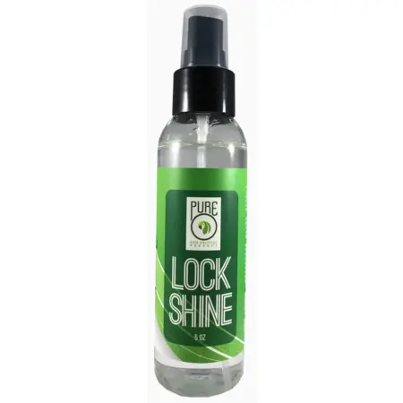 Pure O Hair Solutions Lock Shine Spray – Glossy Finish for Locs & Textured Hair (5 oz)