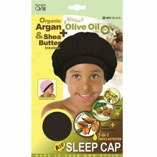 QFITT Kids’ 3-in-1 Sleep Cap – Breathable, Soft & Secure