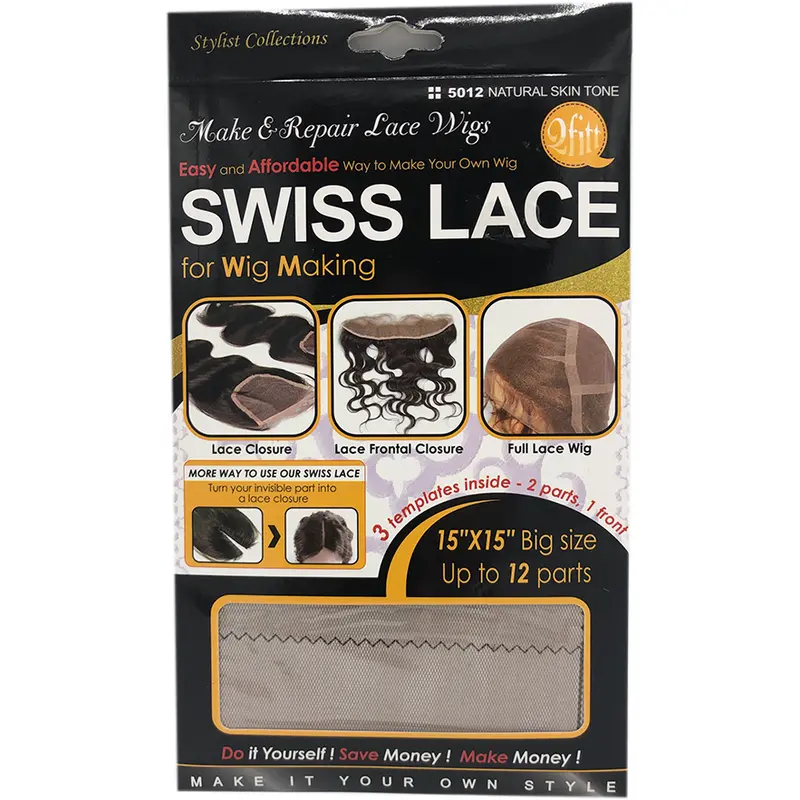 Qfitt Swiss Lace #5012 – Premium Wig Making Lace Material