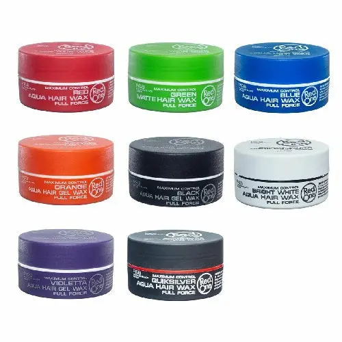 Red One Red Aqua Hair Wax – 5 oz Strong-Hold, Flexible Styling Wax