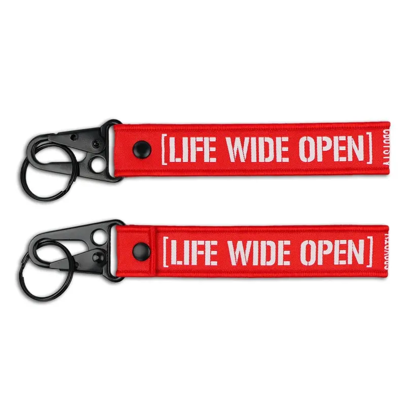Red Rally Loop Tag Accessory – Lightweight Identification Tag