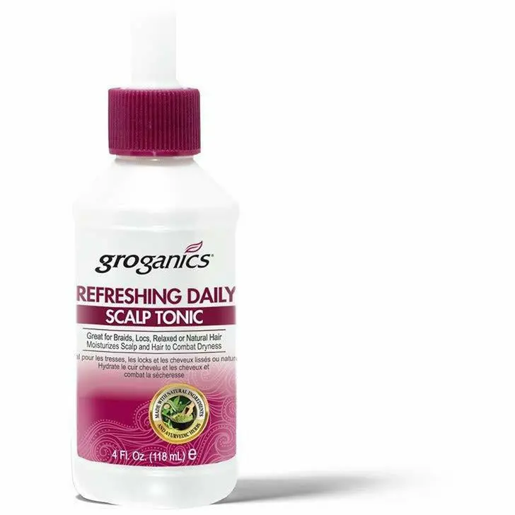 Refreshing Daily Scalp Tonic – Groganics Soothing & Balancing Treatment (4 oz)